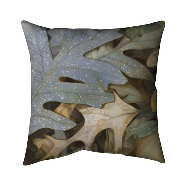 Begin Home Decor 20 x 20 in. Autumn Leaves-Double Sided Print Indoor Pillow 5541-2020-FL376